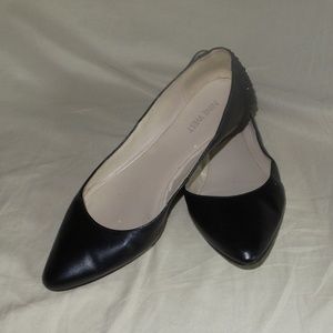 Nine West Black Flats Size 8 1/2